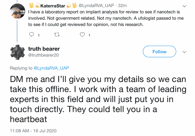 "DM me and I'Il give you my details so we can take this offline. I work with a team of leading experts in this field and will just put you in touch directly. They could tell you in a heartbeat"